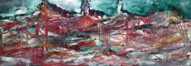 Schilderij getiteld "PAESAGGIO 10/20" door Peppeluciani, Origineel Kunstwerk, Acryl