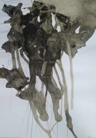 Pittura intitolato ""Anatomia nascosta:…" da Valeria Luccioni, Opera d'arte originale, Olio