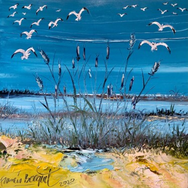 绘画 标题为“Camargue au couteau” 由Francis Bocquet, 原创艺术品, 油
