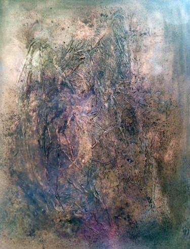 Malerei mit dem Titel "Ein Schuh" von Bunji, Original-Kunstwerk, Acryl
