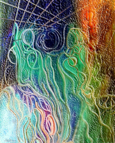 Printmaking titled "formas na cerâmica.…" by Antonio Guimaraes, Original Artwork, Embossing