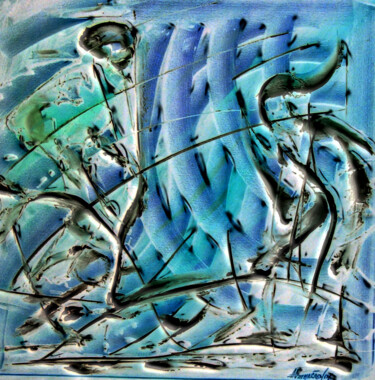 Printmaking titled "metamorfoses na cer…" by Antonio Guimaraes, Original Artwork, Embossing