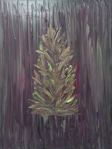 Painting titled "Iridescent" by Eric Taboureau (Donekk), Original Artwork, Oil