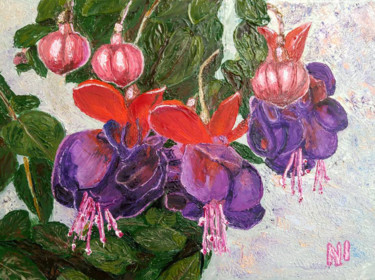 제목이 "Fuchsia"인 미술작품 Надежда Иванова로, 원작, 기름