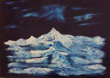 Peinture intitulée "Empire du froid" par Eric Taboureau (Donekk), Œuvre d'art originale, Huile