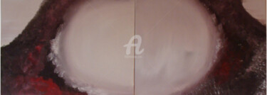 제목이 "Cavité de la parole"인 미술작품 Nelly Carnet로, 원작, 아크릴 나무 들것 프레임에 장착됨