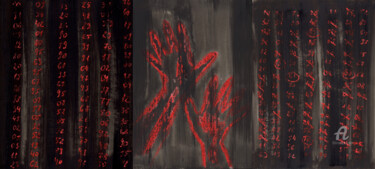 Painting titled "Triptych "Before an…" by Anastasia Vasilyeva, Original Artwork, Acrylic