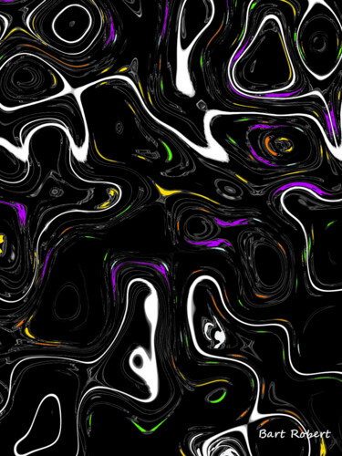 Digitale Kunst getiteld "Ghosts" door Roberto Bartoccini, Origineel Kunstwerk, Digitaal Schilderwerk