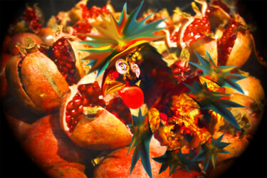 数字艺术 标题为“melograno autunnale…” 由Ermanno Ricci, 原创艺术品, 数字油画