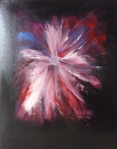 Painting titled "Flou" by Eric Taboureau (Donekk), Original Artwork, Oil