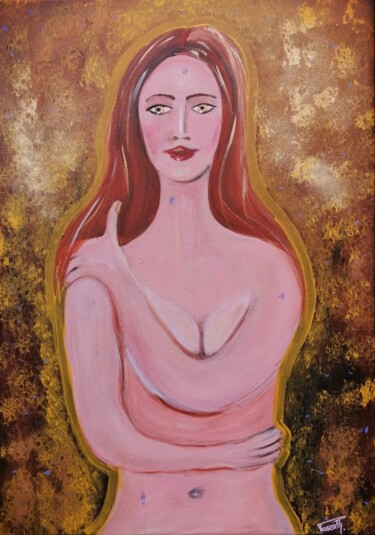 La déesse de la beauté Peinture intitulée "La déesse de la bea…" par Pascaly, Œuvre d'art originale, Acrylique