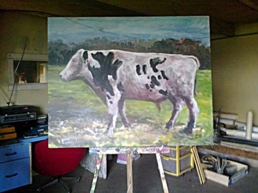 Peinture intitulée "No Title" par Mile, Œuvre d'art originale