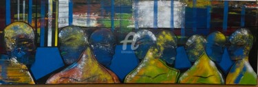 Peinture intitulée "Solidarité" par Laila Gauthier (LAILABAGAU), Œuvre d'art originale, Acrylique