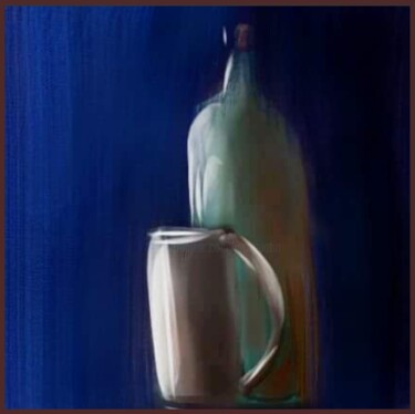 Digital Arts titled "La bouteille" by Jacky Patin, Original Artwork, 2D Digital Work