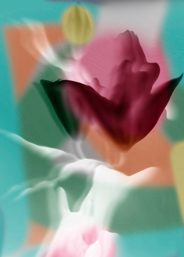 Digital Arts με τίτλο "Blossom #5" από Larisa Siverina, Αυθεντικά έργα τέχνης, Ψηφιακή ζωγραφική