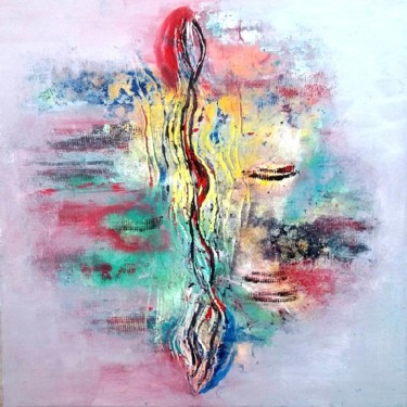 Peinture intitulée "Etirement" par Mysane, Œuvre d'art originale, Acrylique