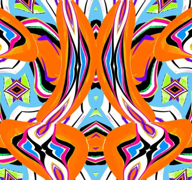 Digital Arts titled "Mademoiselles d'Avi…" by Peter Jalesh, Original Artwork, Digital Painting