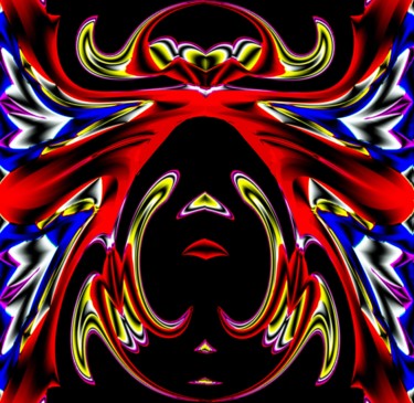 Digital Arts titled "Kamala" by Peter Jalesh, Original Artwork, Digital Painting