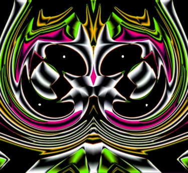Digital Arts titled "Kit Cat" by Peter Jalesh, Original Artwork, Digital Painting