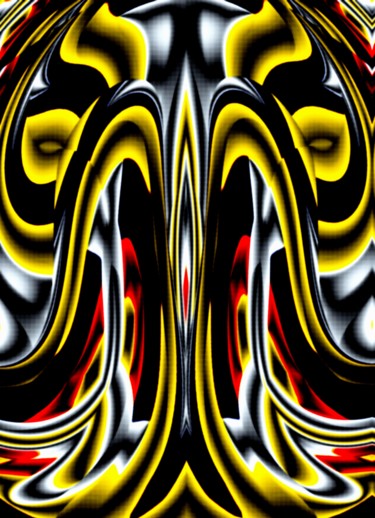 Digital Arts titled "The erruption of pa…" by Peter Jalesh, Original Artwork, Digital Painting