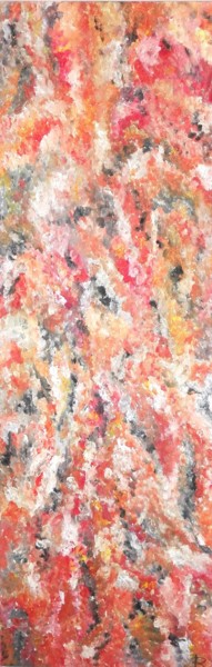 Peinture intitulée "Pluie Volcanique" par Renaud Angerville-Langlois, Œuvre d'art originale, Acrylique