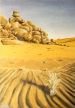 Peinture intitulée "No Title" par Mile, Œuvre d'art originale