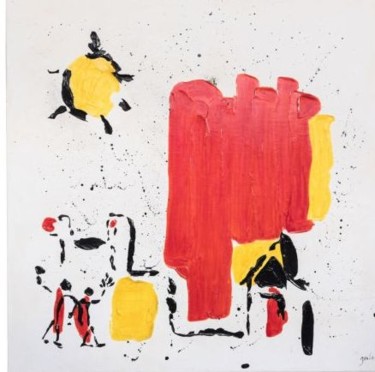 Painting titled "Citadelle" by Zanda, Original Artwork, Ink