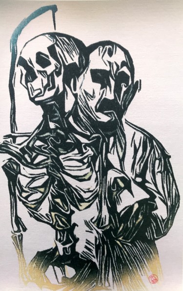 Degenerate Art #1: After Lovis Corinth Printmaking titled "Degenerate Art #1:…" by Wilf Tilley, Original Artwork, Digital Print