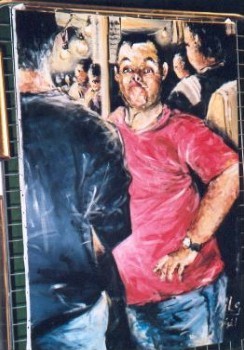 Peinture intitulée "no title" par Mile, Œuvre d'art originale