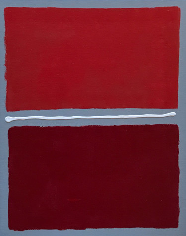 Peinture intitulée "The Red Sea" par Cyril Walker, Œuvre d'art originale, Huile