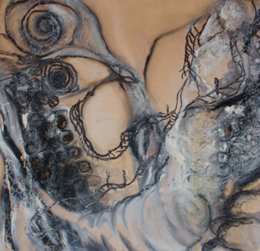 Drawing titled "Stairs to parallel…" by Elmira Sharipova, Original Artwork, Pastel