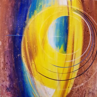 Schilderij getiteld "passage" door Sabina Kiss, Origineel Kunstwerk, Acryl