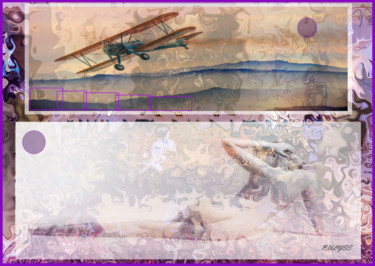 Women from the Pilot Digital Arts titled "Women from the Pilot" by Marc Bulyss, Original Artwork, Digital Painting