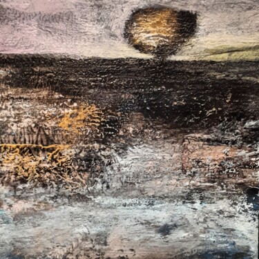 绘画 标题为“" L'arbre d'or 2 "” 由Alain Tardieu, 原创艺术品, 墨 安装在木板上