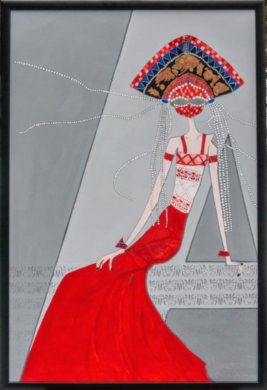 Natasha Pintura titulada "Natasha" por Elizaveta Khaustovich (Chandra Li), Obra de arte original, Acrílico Montado en Cartulina
