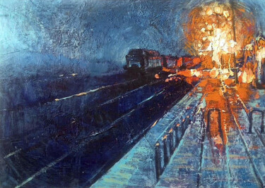 Peinture intitulée "explosion" par Ali Norouzi, Œuvre d'art originale, Acrylique