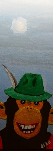 "Ankunft im Norden" başlıklı Tablo Dieter Hamm tarafından, Orijinal sanat, Akrilik