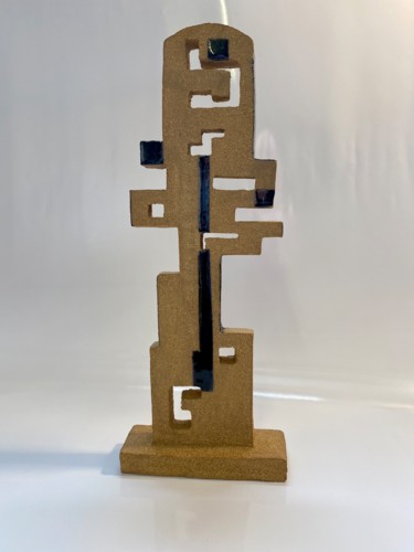 雕塑 标题为“TOTEM 4” 由Marie-Pierre Montet, 原创艺术品, 陶瓷