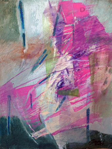 Painting titled "etude DEC3" by Nikolai Taidakov, Original Artwork, Acrylic