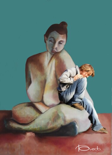 Amour impossible !!!! Arts numériques intitulée "Amour impossible !!…" par Jean Pierre Poveda, Œuvre d'art originale, Photo montage