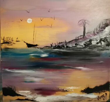 Peinture intitulée "Silenciozo" par Pascal Jung, Œuvre d'art originale, Huile