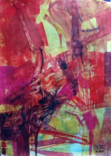 Painting titled "etude DEC5" by Nikolai Taidakov, Original Artwork, Acrylic