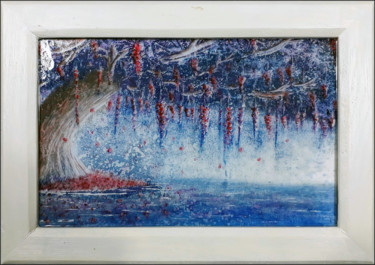 Peinture intitulée "#155 "Sérénité"" par Gwoo Milord, Œuvre d'art originale, Acrylique Monté sur Panneau de bois