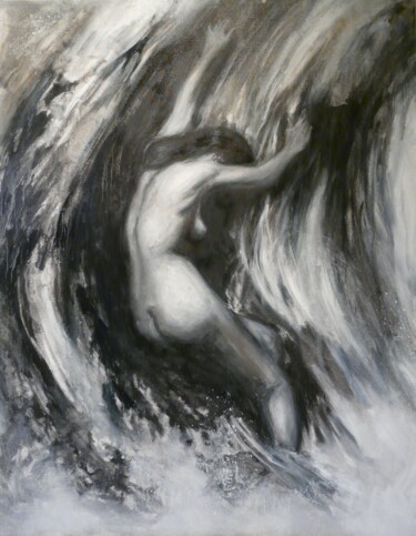 Peinture intitulée "Effervescence" par Muriel Henry, Œuvre d'art originale, Huile Monté sur Châssis en bois
