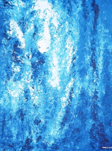 Peinture intitulée "Ocean" par Marion Myriam, Œuvre d'art originale, Acrylique