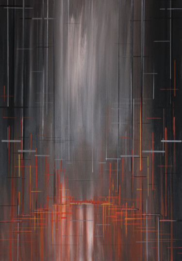 Peinture intitulée "NYC19" par Ernst Kruijff, Œuvre d'art originale, Acrylique