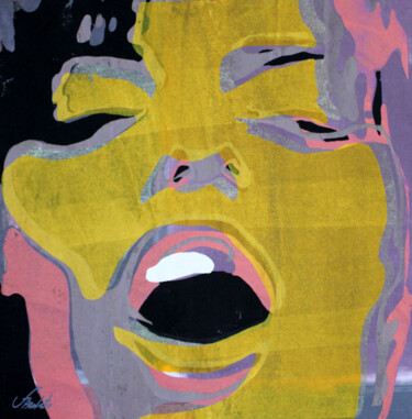 Gravures & estampes intitulée "EXPRESSIONS 12H" par Jorge Berlato, Œuvre d'art originale, Acrylique