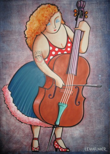 Peinture intitulée "Baroque'n roll" par Philippe Lemarinier, Œuvre d'art originale, Acrylique