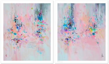 Hallelujah 2020 - Tirage d'art diptyque signé, numéroté Printmaking titled "Hallelujah 2020 - T…" by Xiaoyang Galas, Original Artwork, Digital Print