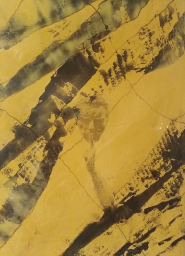 Drawing titled "IL SILENZIO 17 (Oma…" by Marco Bagatin, Original Artwork, Chalk Mounted on Other rigid panel